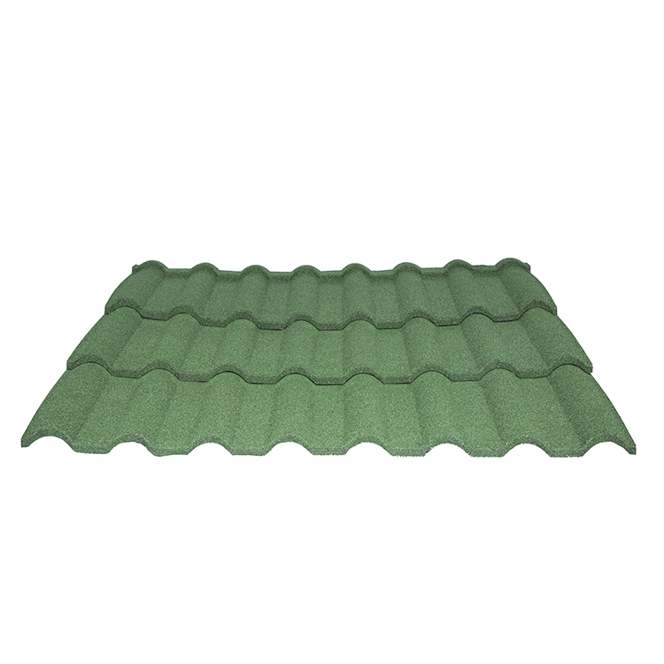 Mattonelle di tetto del metallo rivestite pietra di resistenza agli agenti atmosferici leggere 0.25mm 0.3mm 0.4mm 0.45mm Mattonelle d'acciaio Milano